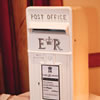 Vintage White Post box for Hire